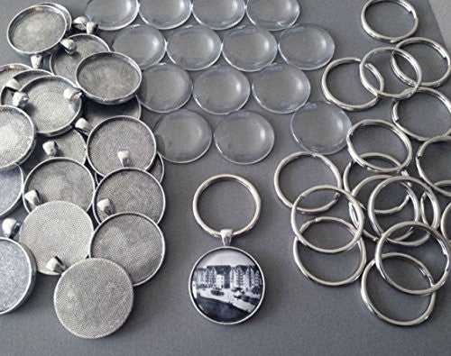 Makes 30 Photo Jewelry Key Chain Kit